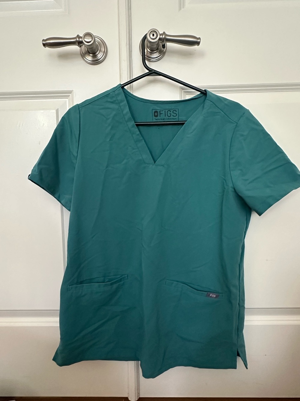 Teal Figs Scrub Top